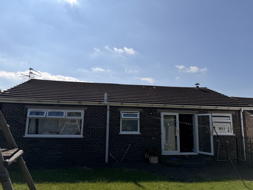 The bungalow before the Bennett loft conversion in Shildon